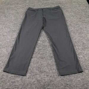 Lululemon Pants Mens 38x29 Gray ABC Classic Fit Hemmed‎ Wear Flaws Read